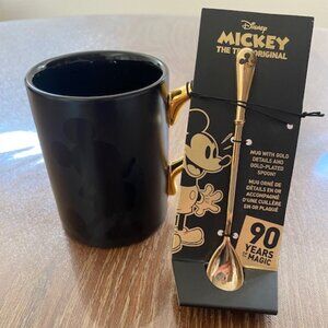 Mickey Mouse Mug & Spoon Set - 90th Anniversary
